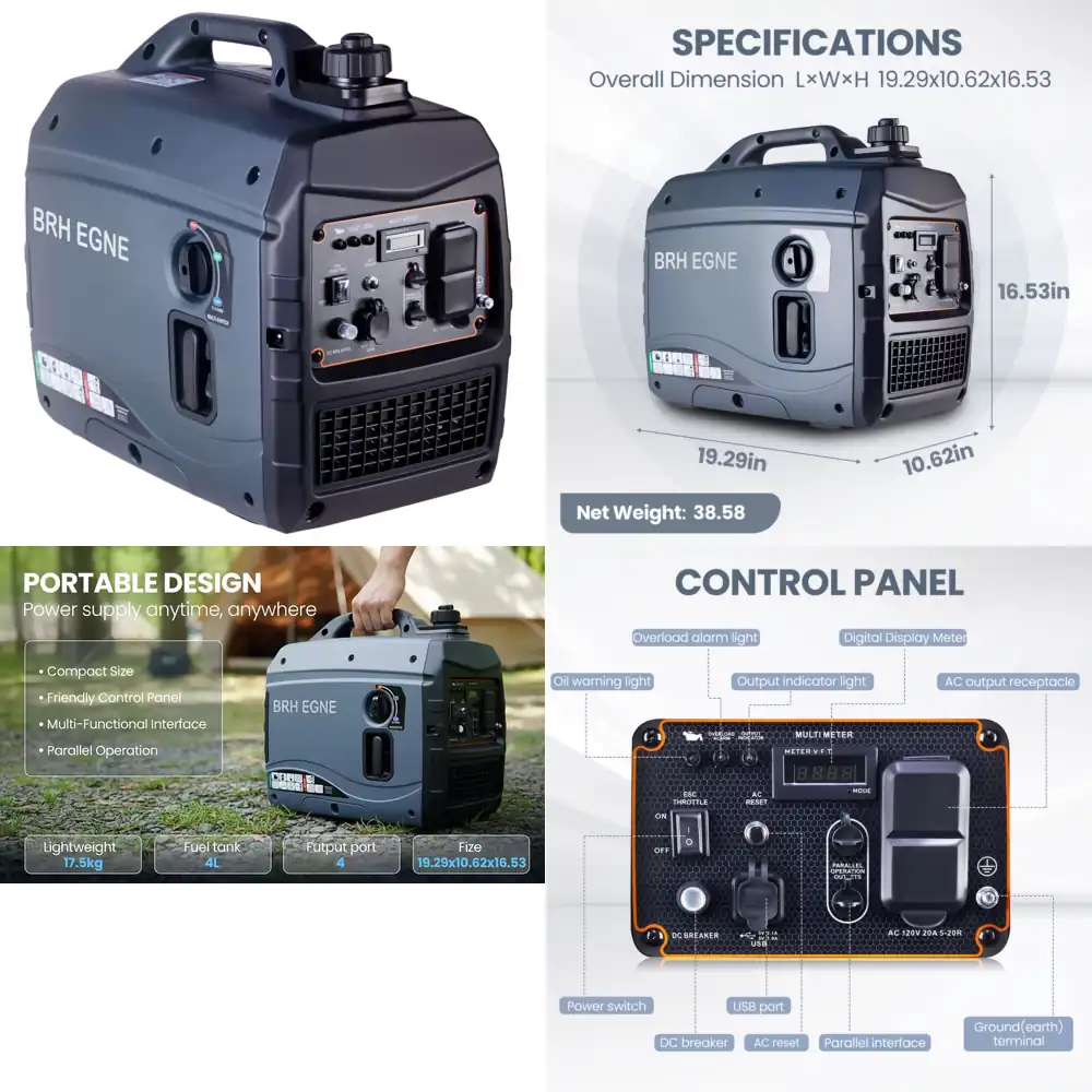 Portable Generator Inverter - YHS 2500W 3kW Silent Type Inverter