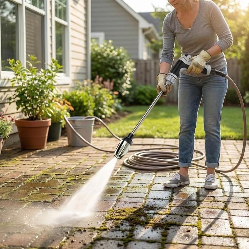 Outdoor Power Washer - J0MA Powerful Pressure Washer Attachment Suitable