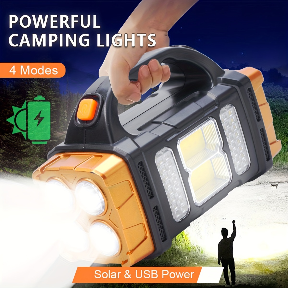 Outdoor Power Bank - New Upgrade Rechargeable High Power Solar