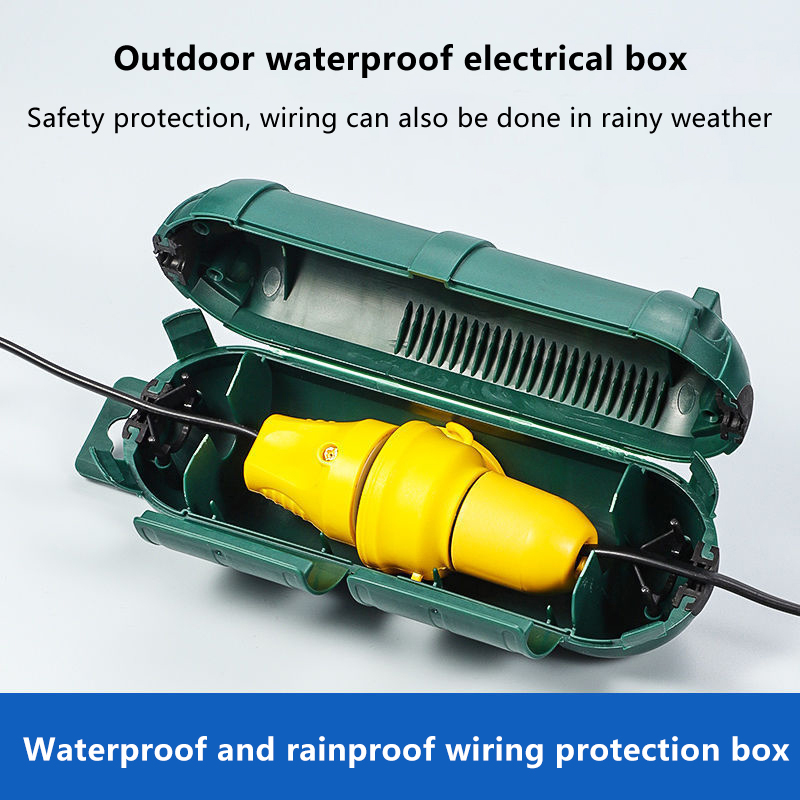 Outdoor Power Outlet - Outdoor Extension Cord Safety Cover With