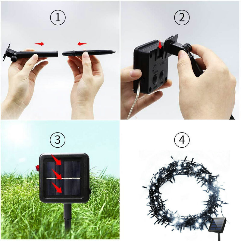 Solar Powered Fairy string Lig - Outdoor Solar Power Xmas Lights ulasan dan harga