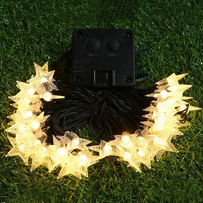 Solar Powered Star String Ligh - Outdoor Solar Power Xmas Lights ulasan dan harga