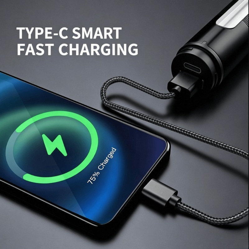 Multi Functional LED Flashligh - Outdoor Power Bank ulasan dan harga