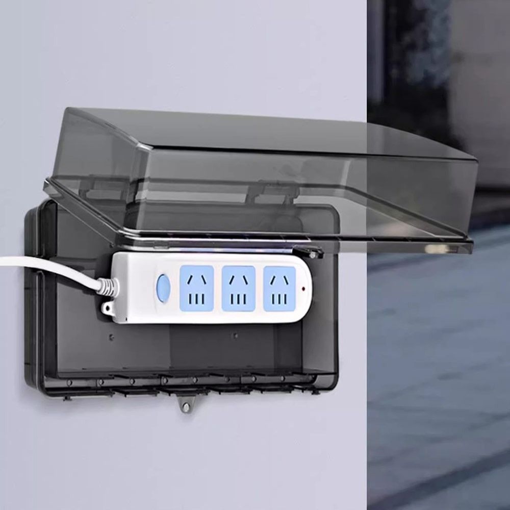 Durable Plastic Plug Box Water - Outdoor Power Strip Weatherproof ulasan dan harga