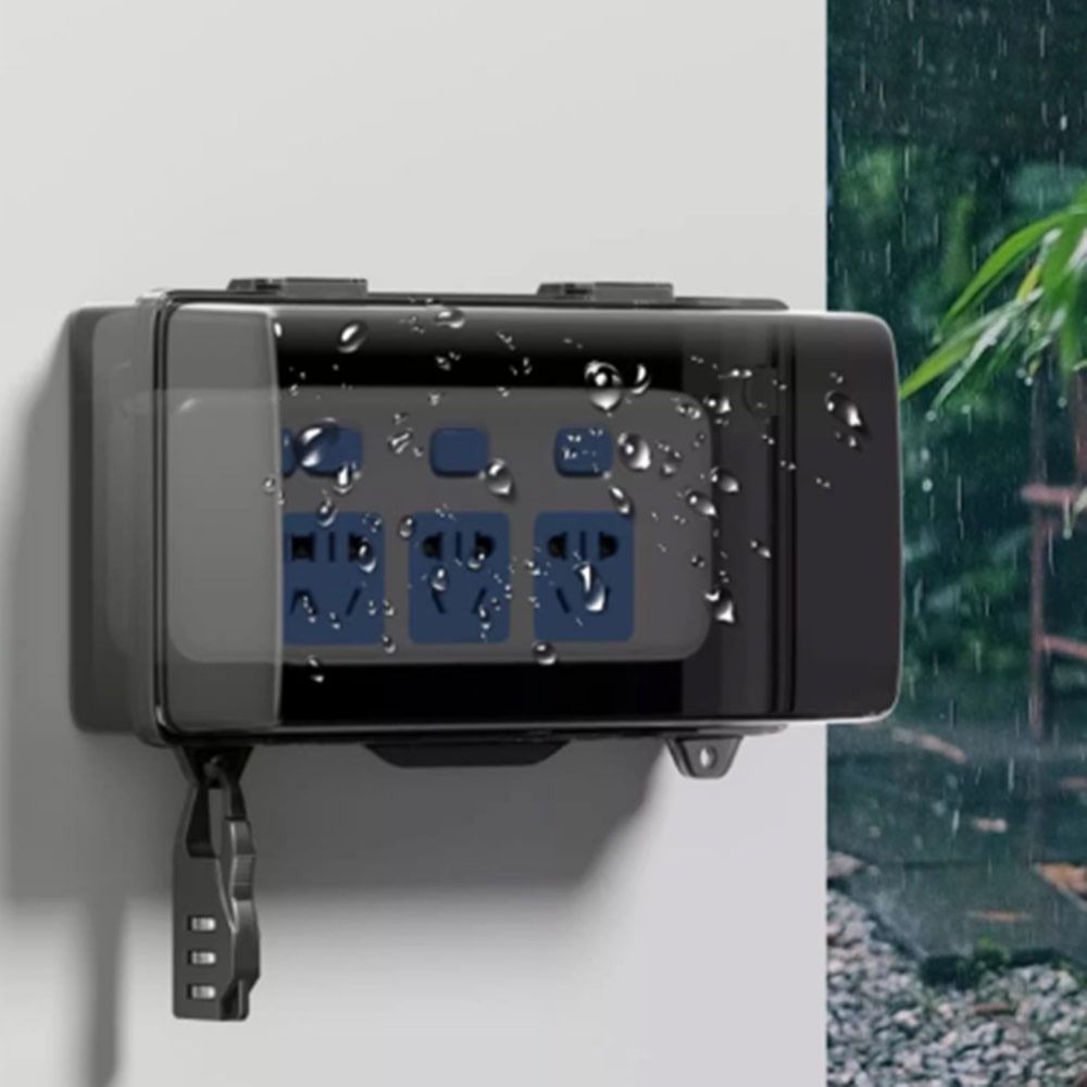 Durable Plastic Plug Box Water - Outdoor Power Strip Weatherproof ulasan dan harga