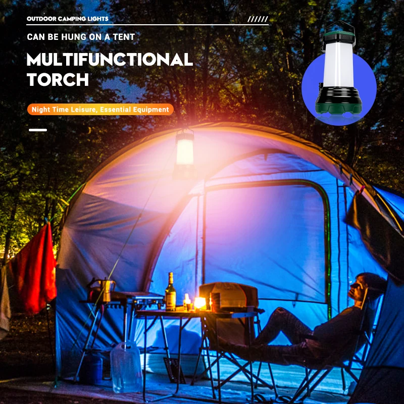 Portable Powerful LED Flashlig - Outdoor Power Bank ulasan dan harga