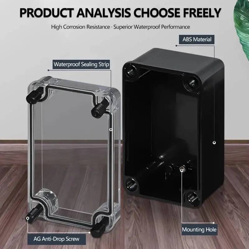 2pcs Transparent Cover Waterpr - Outdoor Power Box ulasan dan harga