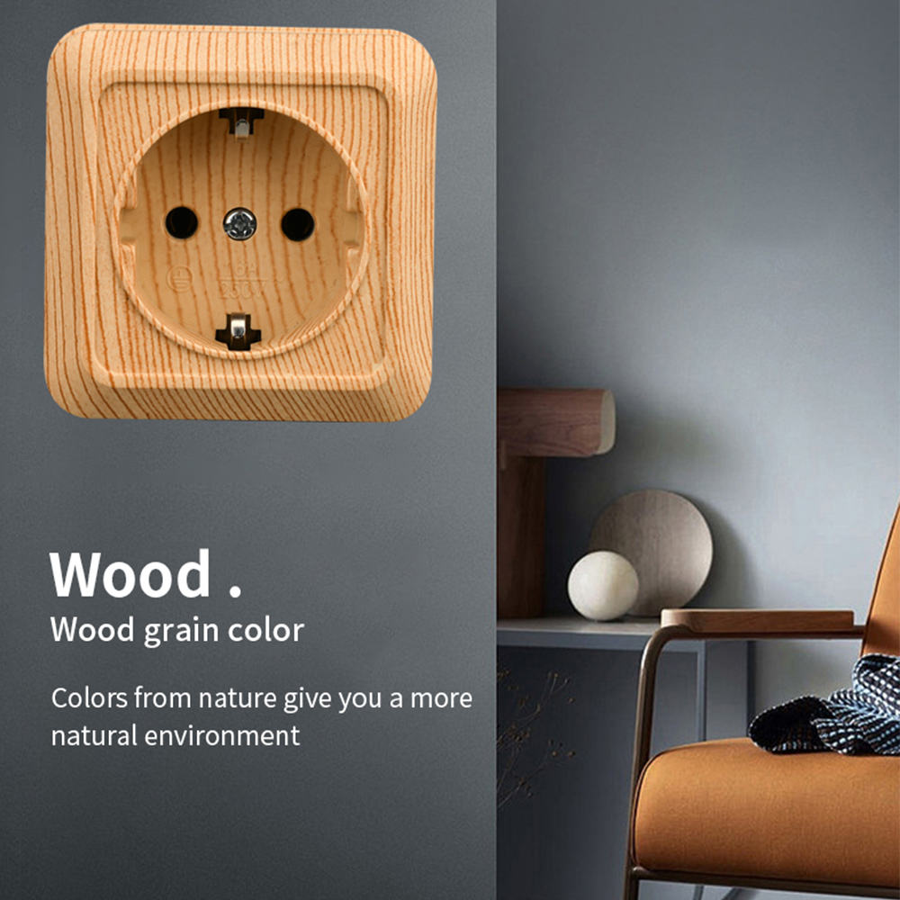 WESA Wood Wall Surface Socket  - Outdoor Power Hub ulasan dan harga