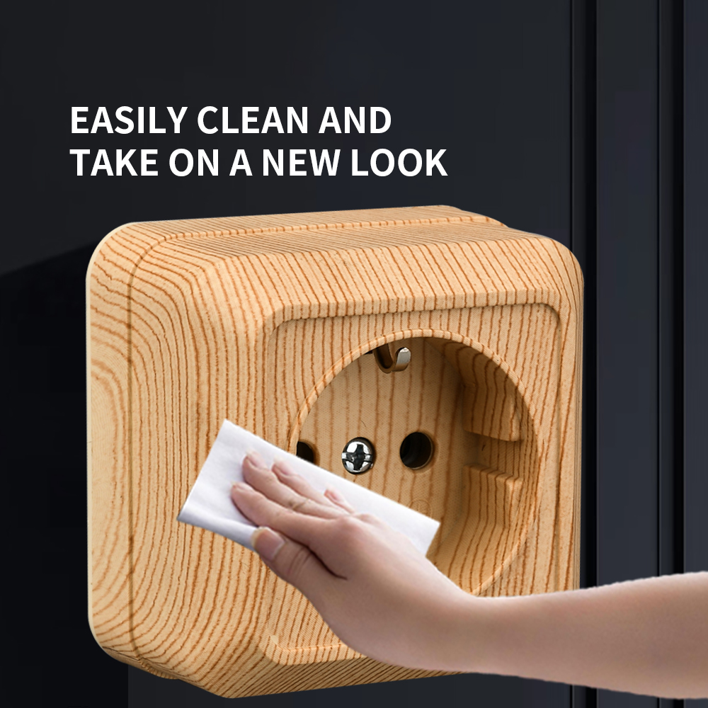 WESA Wood Wall Surface Socket  - Outdoor Power Hub ulasan dan harga