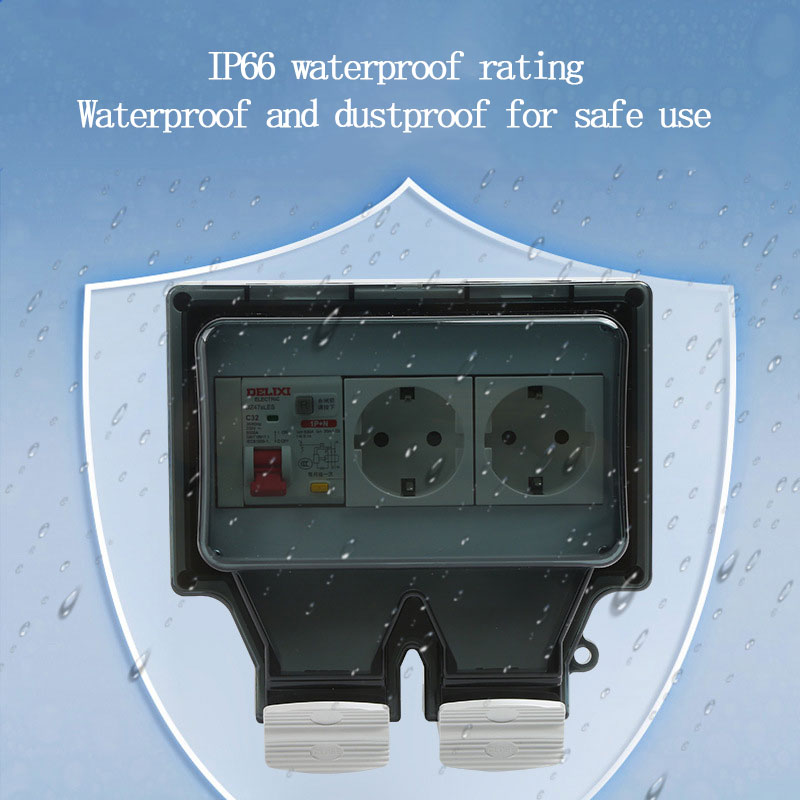 Outdoor Waterproof Socket 86 T - Outdoor Power Hub ulasan dan harga