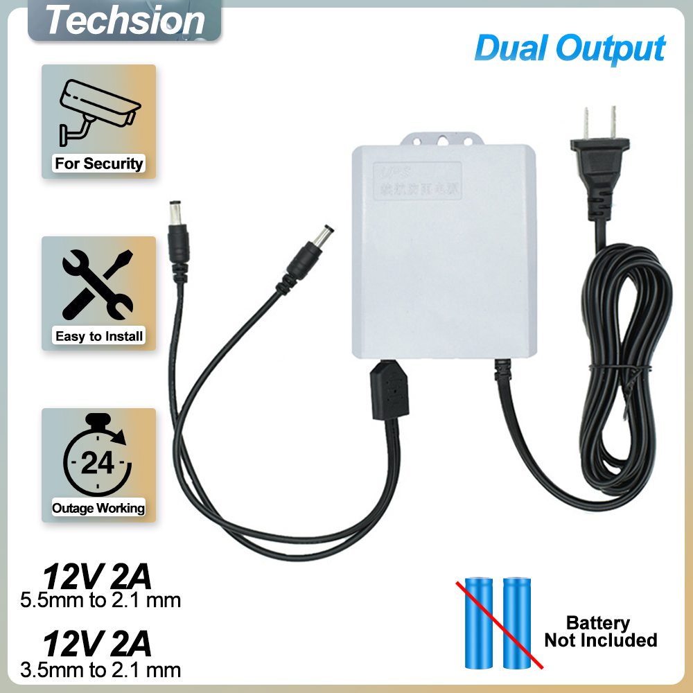 Dual Output 12V 2A UPS Monitor - Ups Power Supply Outdoor ulasan dan harga