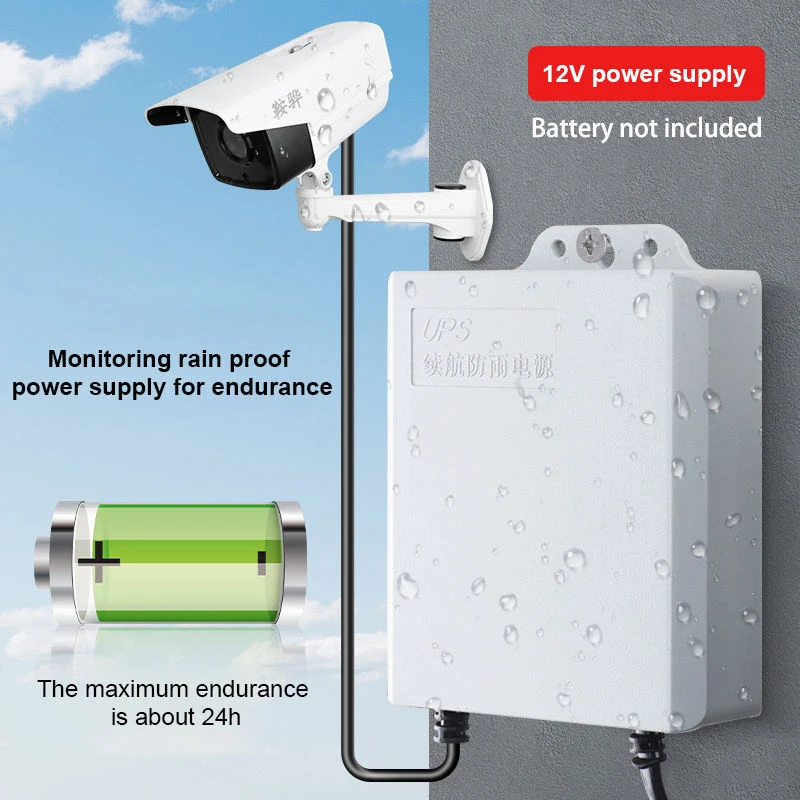 Dual Output 12V 2A UPS Monitor - Ups Power Supply Outdoor ulasan dan harga