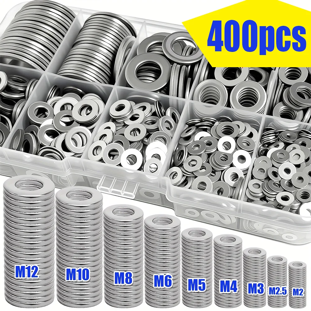 400-Piece Stainless Steel Flat - Outdoor Power Washer ulasan dan harga