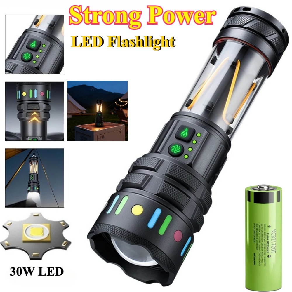 Powerful Ultra Bright LED Flas - Outdoor Power Bank ulasan dan harga