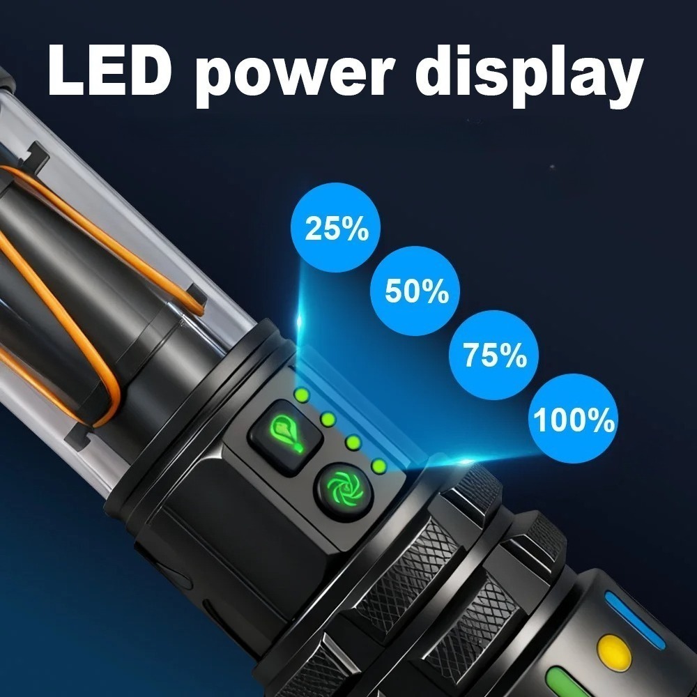 Powerful Ultra Bright LED Flas - Outdoor Power Bank ulasan dan harga