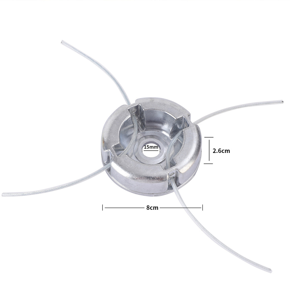 1set 8cm Metal Lawn Mower Head - Outdoor Power Line ulasan dan harga