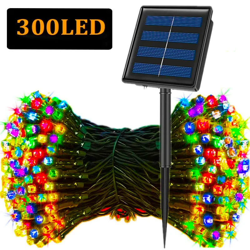 LED Solar String Lights 30/100 - Outdoor Solar Power Xmas Lights ulasan dan harga