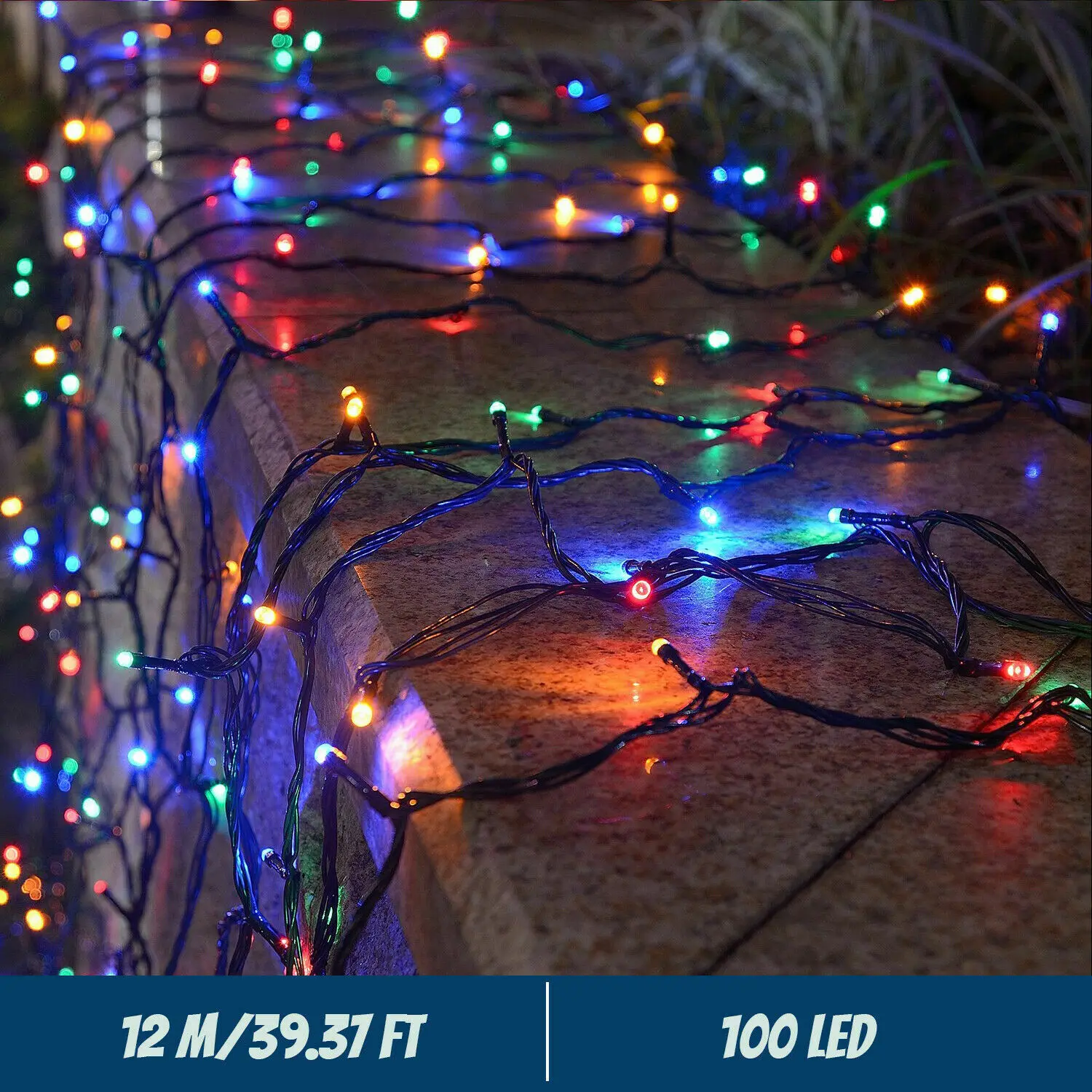 LED Solar String Lights 30/100 - Outdoor Solar Power Xmas Lights ulasan dan harga