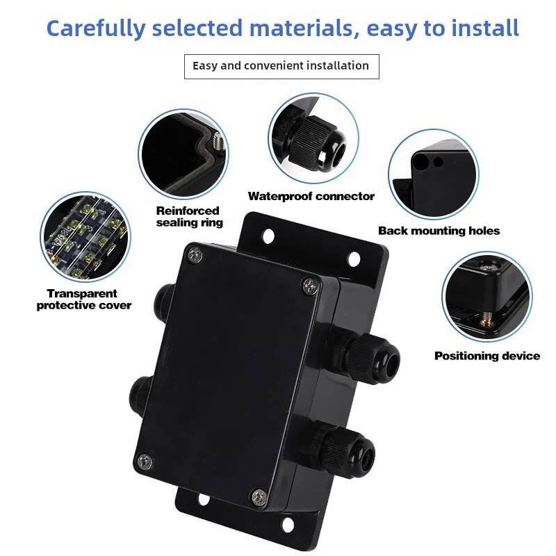Waterproof Junction Box With T - Outdoor Power Cable Junction Box ulasan dan harga