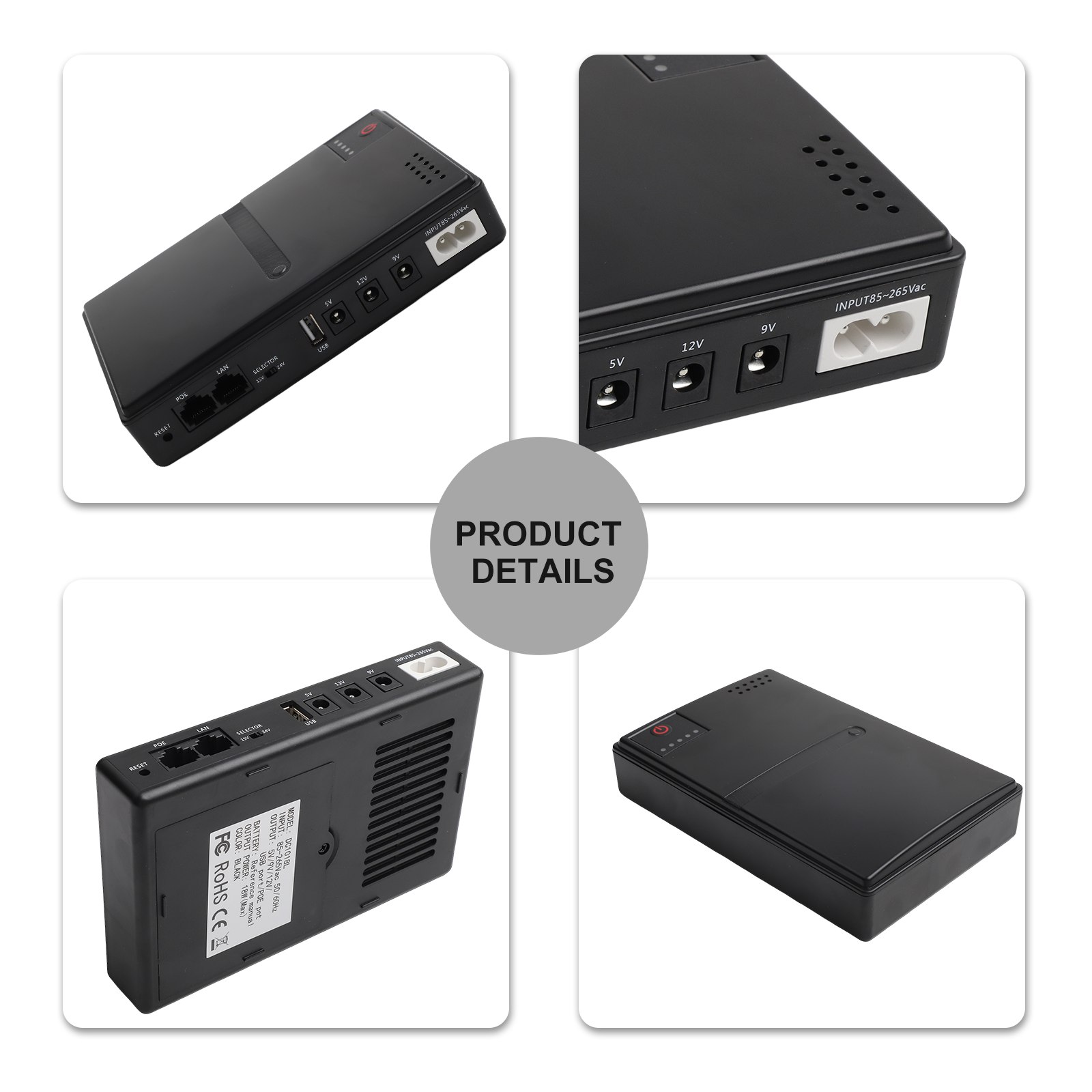 1018L 5V 9V 12V Backup DC UPS  - Ups Power Supply Outdoor ulasan dan harga