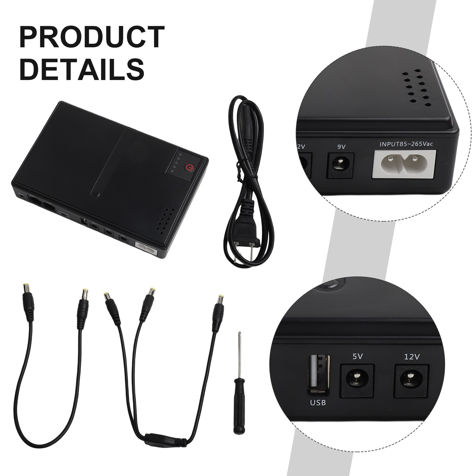 1018L 5V 9V 12V Backup DC UPS  - Ups Power Supply Outdoor ulasan dan harga