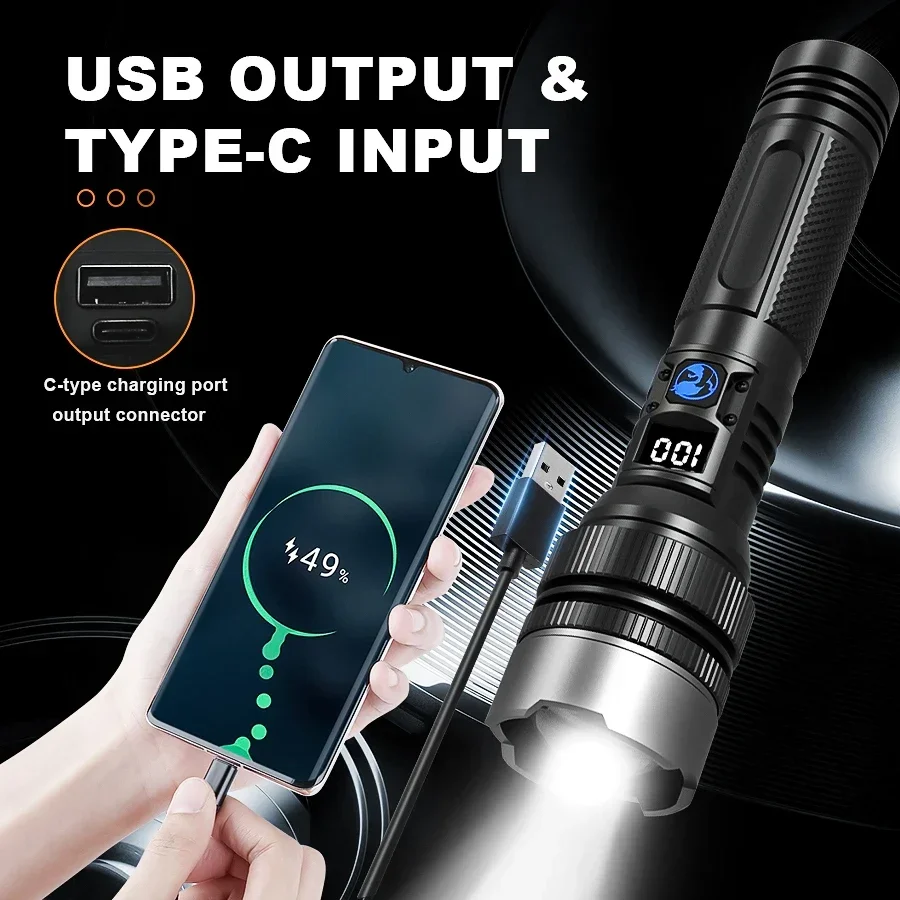 Ultra-Bright Rechargeable Flas - Outdoor Power Bank ulasan dan harga