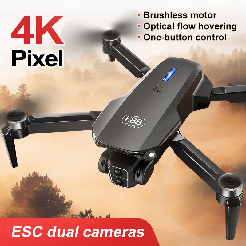 New E88 Plus Quadcopter Drone: - Outdoor Power Box ulasan dan harga