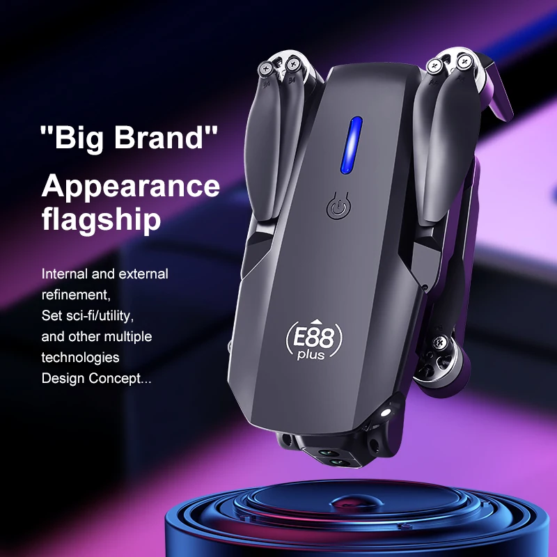 New E88 Plus Quadcopter Drone: - Outdoor Power Box ulasan dan harga
