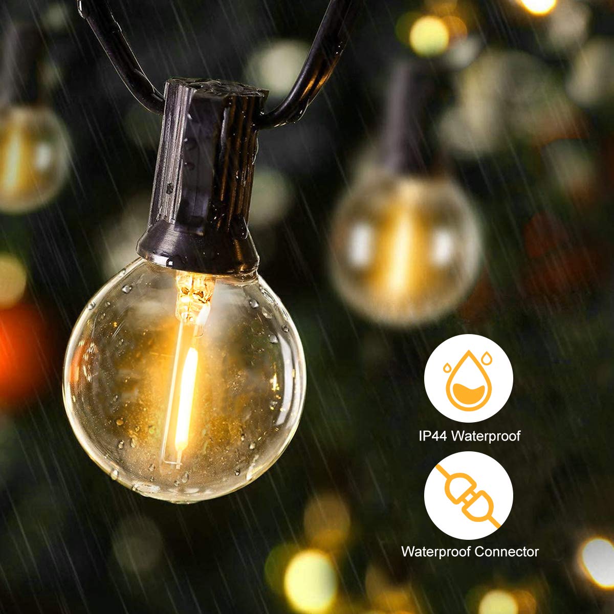 25FT 50FT G40 Fairy String Lig - Outdoor Power Hub ulasan dan harga