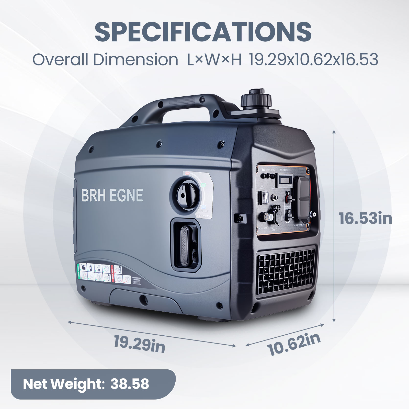 YHS 2500W 3kW Silent Type Inve - Portable Generator Inverter ulasan dan harga