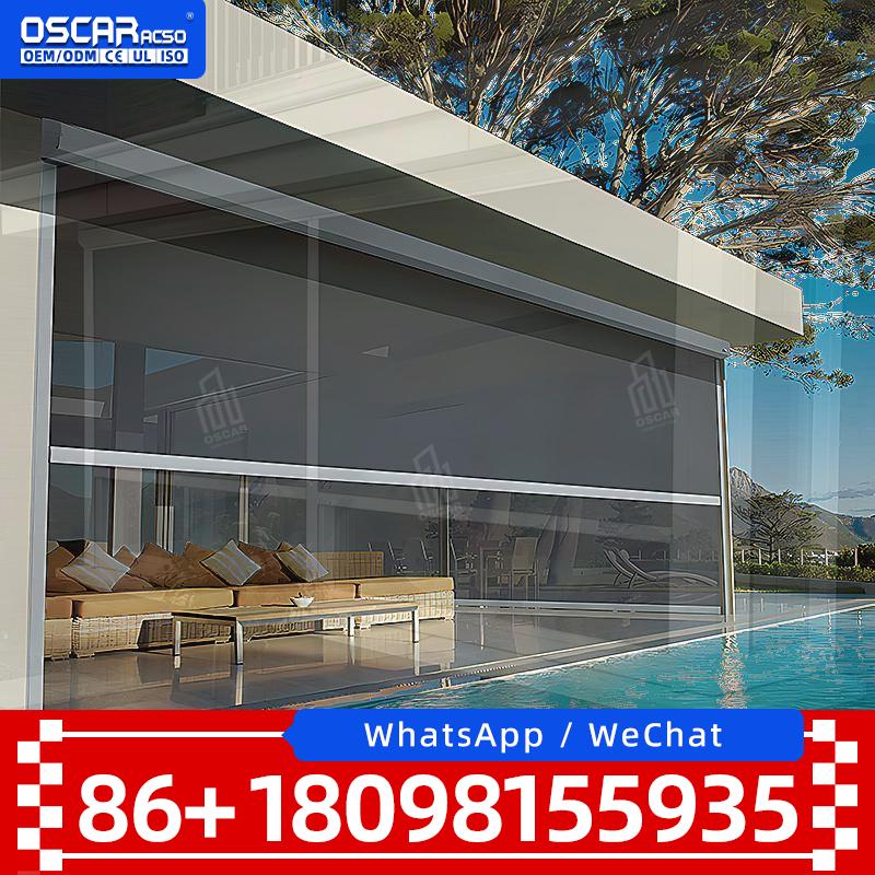 Modern Electric Battery Powere - Outdoor Power Roller Shades ulasan dan harga