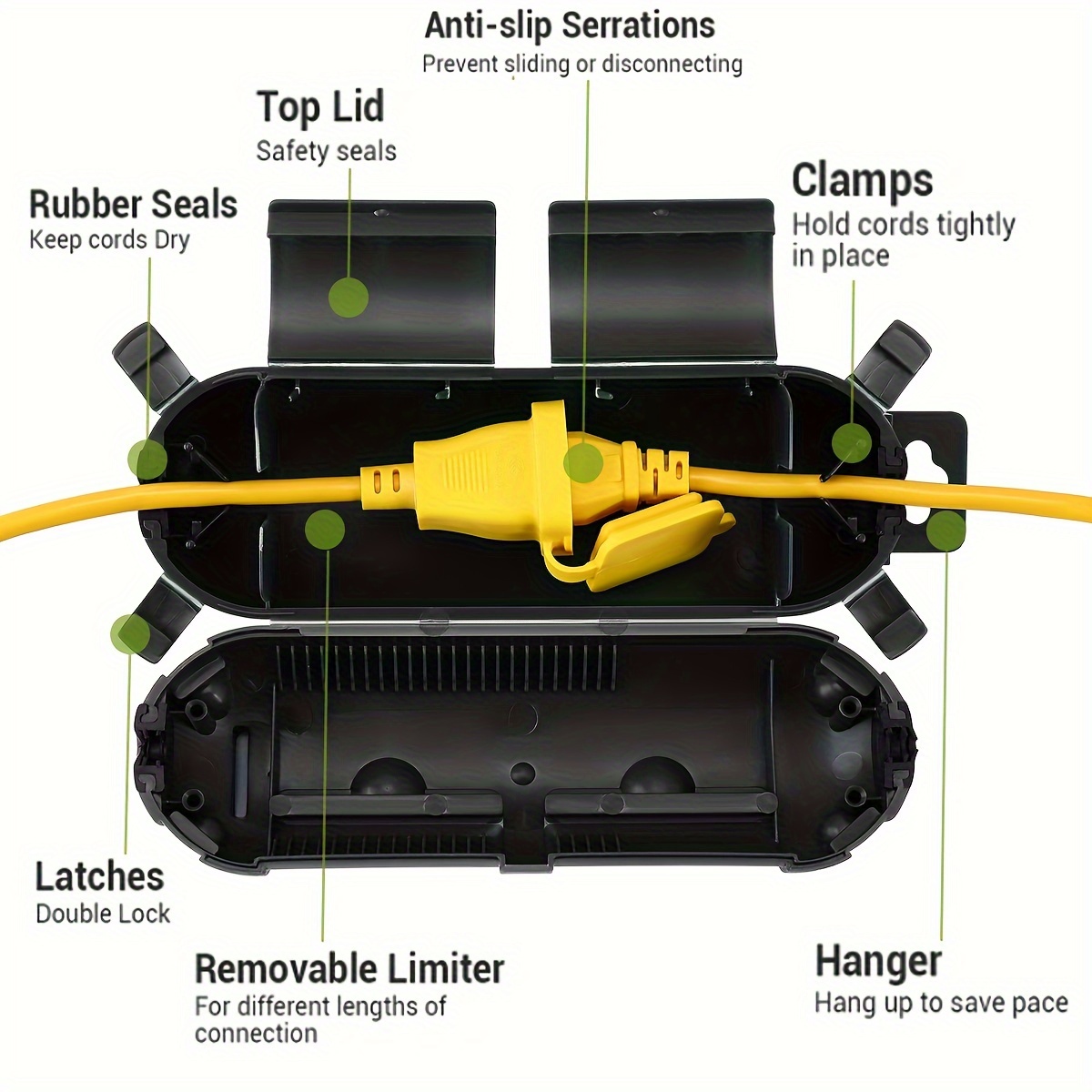 Extension Cord Plug Connection - Outdoor Power Hub ulasan dan harga