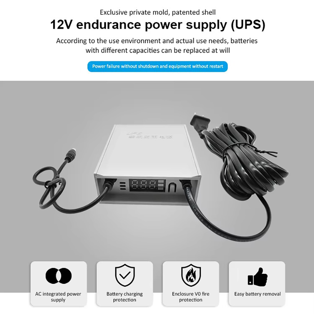 DIFANG 5400mAh UPS Power Adapt - Ups Power Supply Outdoor ulasan dan harga