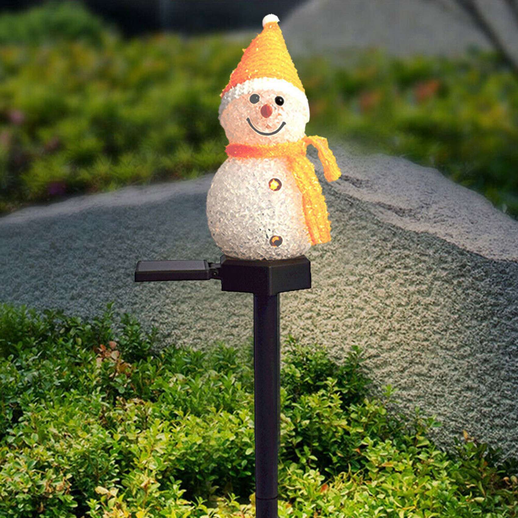 ABAH-Snowman Solar Lights Chri - Outdoor Solar Power Xmas Lights ulasan dan harga