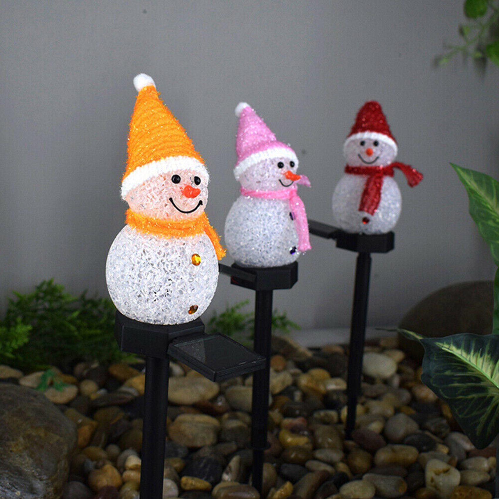 ABAH-Snowman Solar Lights Chri - Outdoor Solar Power Xmas Lights ulasan dan harga