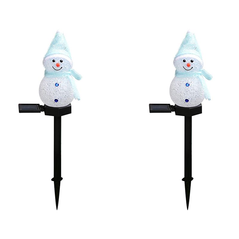 AA81-2X Snowman Solar Lights C - Outdoor Solar Power Xmas Lights ulasan dan harga