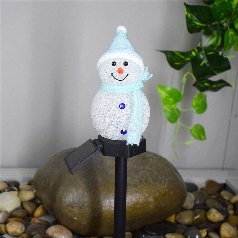 AA81-2X Snowman Solar Lights C - Outdoor Solar Power Xmas Lights ulasan dan harga