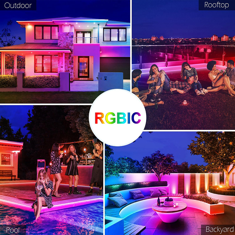 Waterproof Colorful Light Stri - Outdoor Power Strip Weatherproof ulasan dan harga