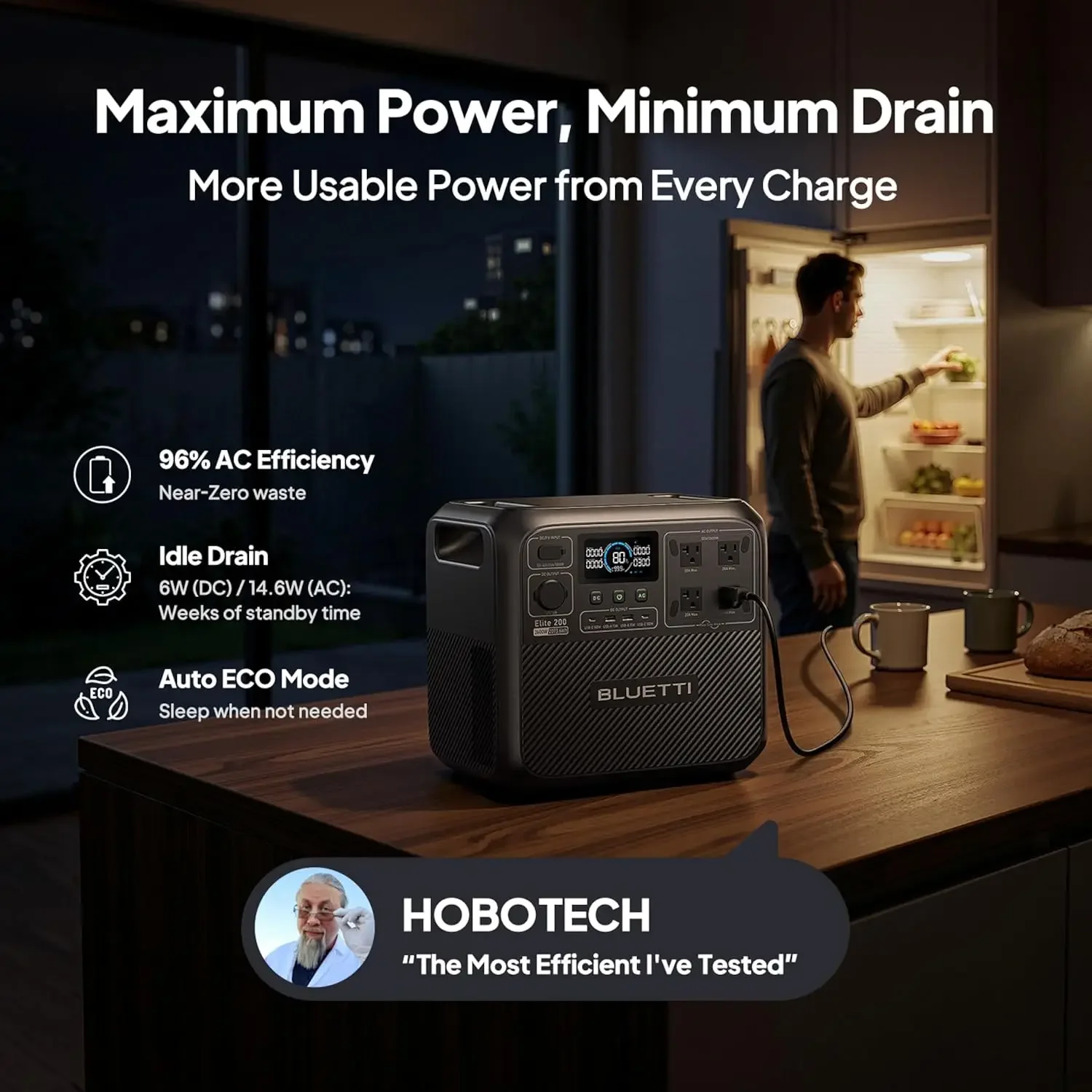 BLUETTI Elite 200 V2 Portable  - Outdoor Power Outlet ulasan dan harga