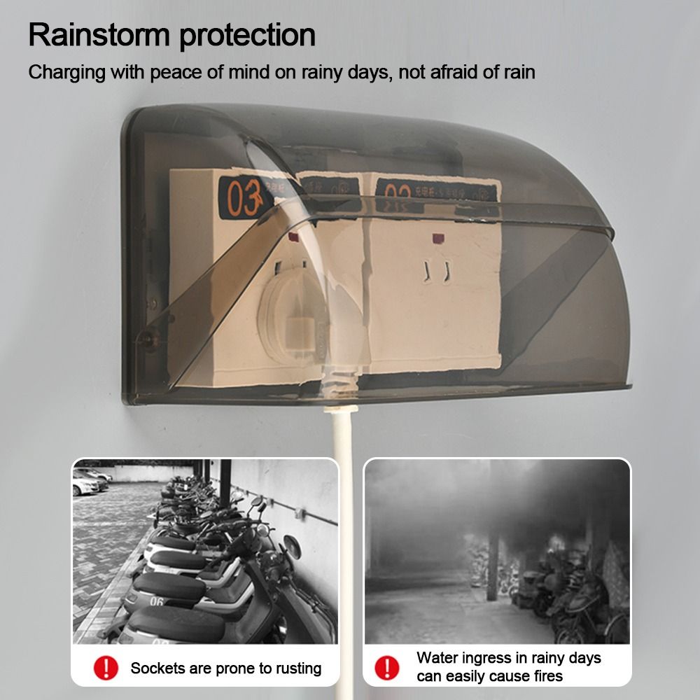 1Pcs Outdoor Socket Waterproof - Outdoor Power Outlet ulasan dan harga