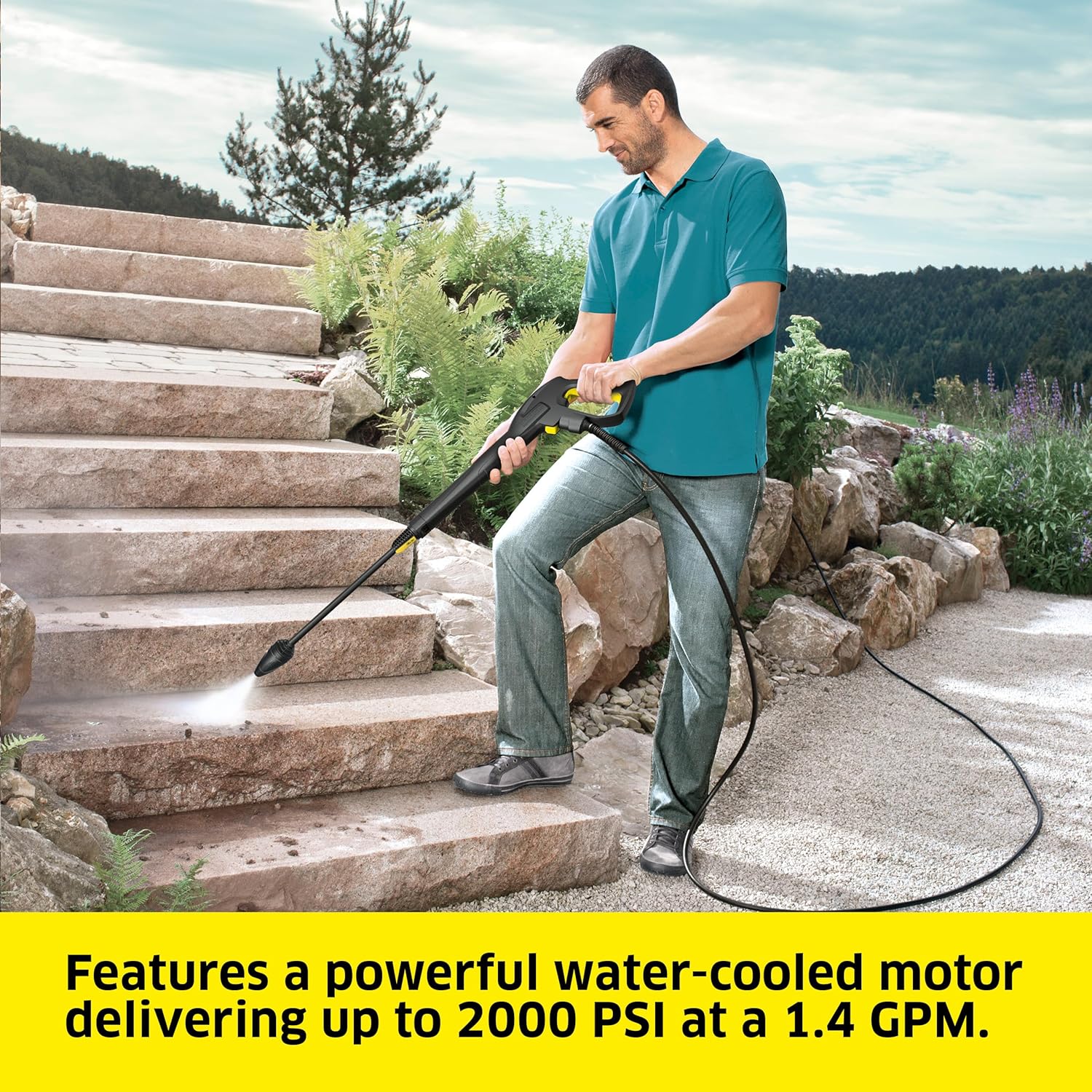 Pressure Washer with Hose Reel - Outdoor Power Washer ulasan dan harga