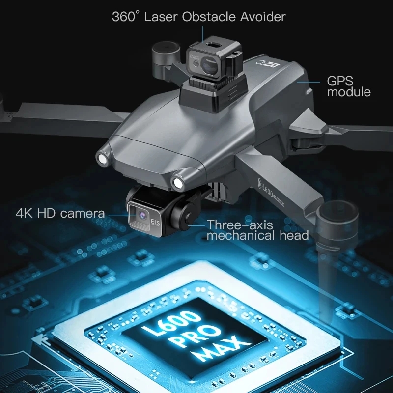 L600 PRO MAX GPS Drone Profess - Outdoor Power Box ulasan dan harga