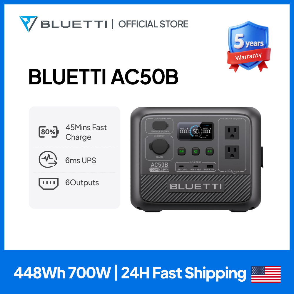 BLUETTI AC50B Portable Power S - Portable Generator Inverter ulasan dan harga