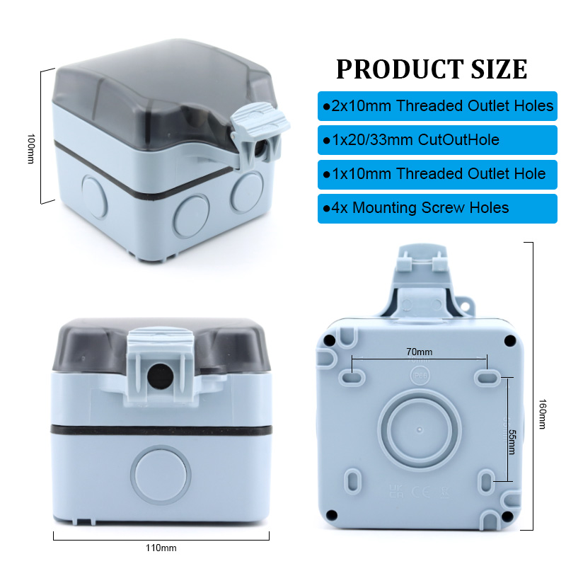 Outdoor Power Outlet Box Water - Outdoor Power Hub ulasan dan harga
