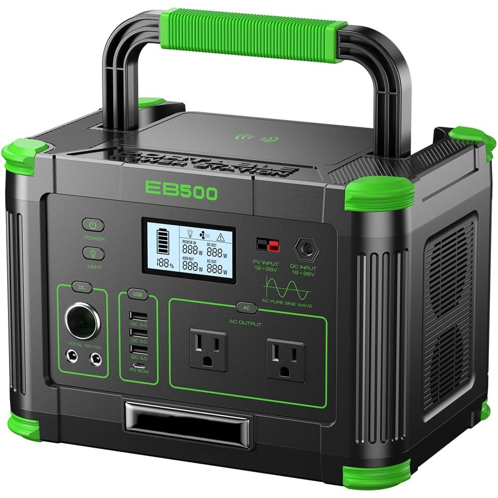 500W Portable Power Station 51 - Outdoor Power Outlet ulasan dan harga