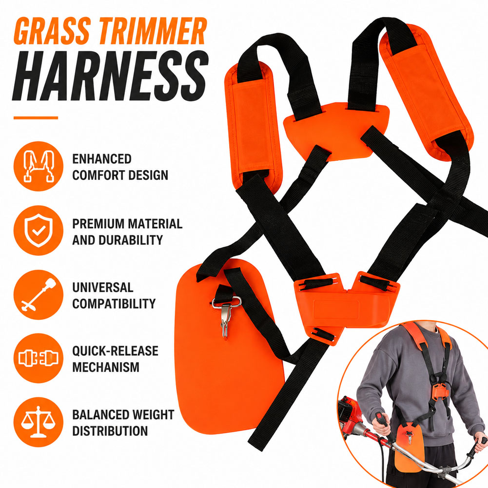 Double Shoulder Strap Lawn Mow - Brush Cutter Strap ulasan dan harga