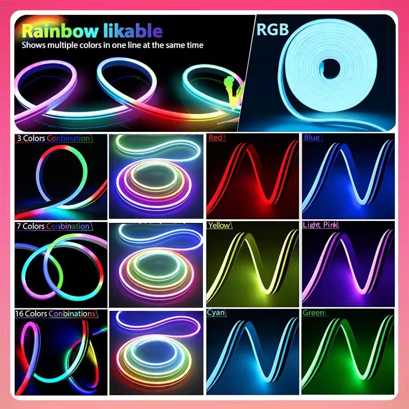 24V Addressable Neon Led Ribbo - Outdoor Power Strip Weatherproof ulasan dan harga