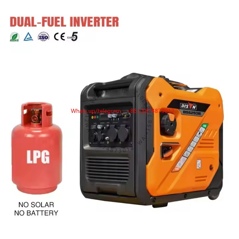 Dual Fuel 5000W 5kw 6.5kva Por - Portable Generator Inverter ulasan dan harga