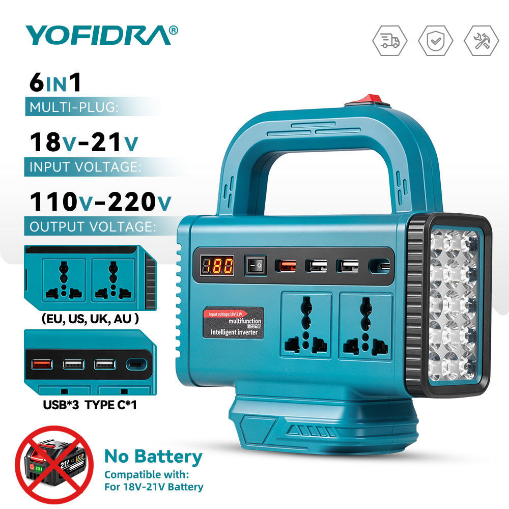 YOFIDRA 220V Portable Power In - Outdoor Power Hub ulasan dan harga