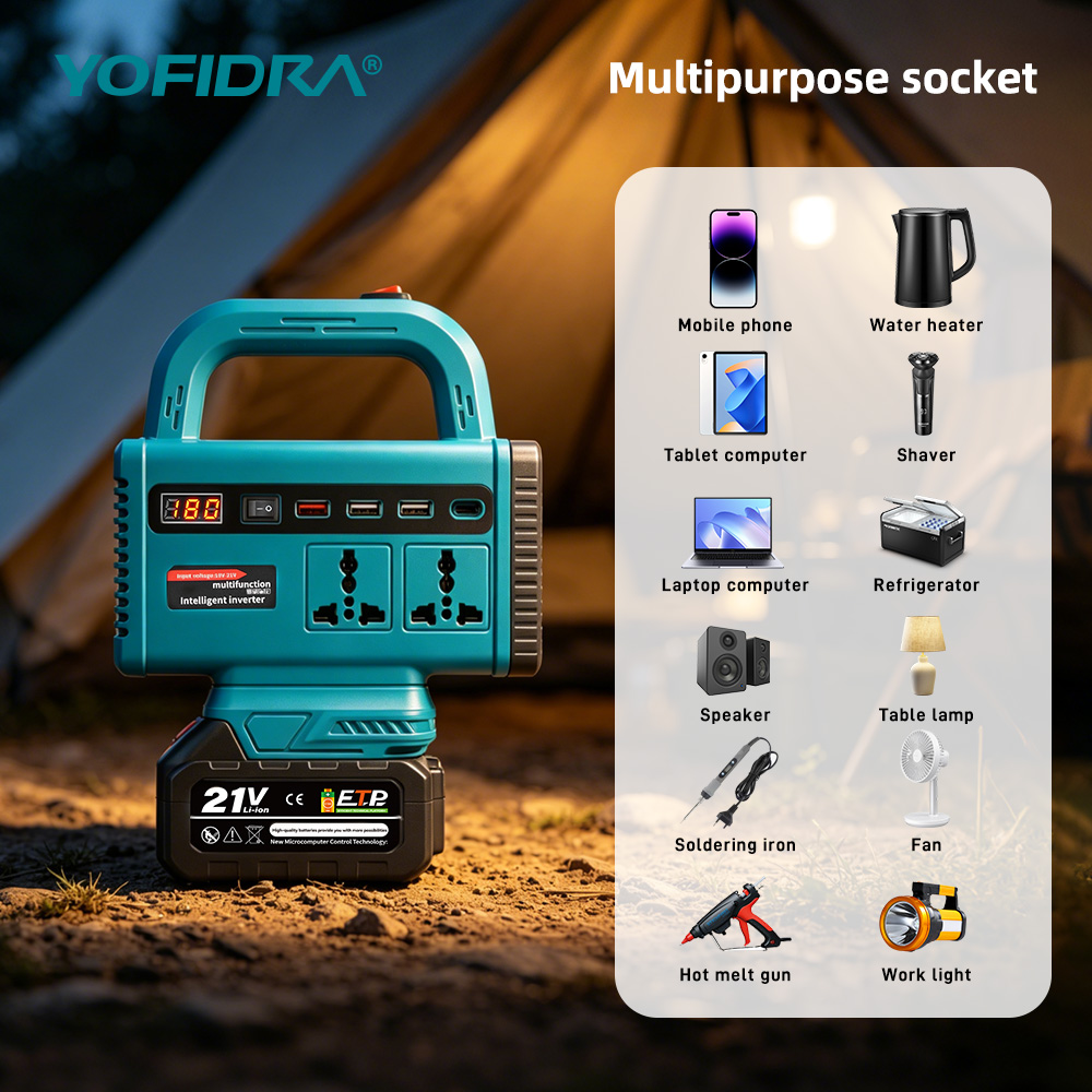 YOFIDRA 220V Portable Power In - Outdoor Power Hub ulasan dan harga